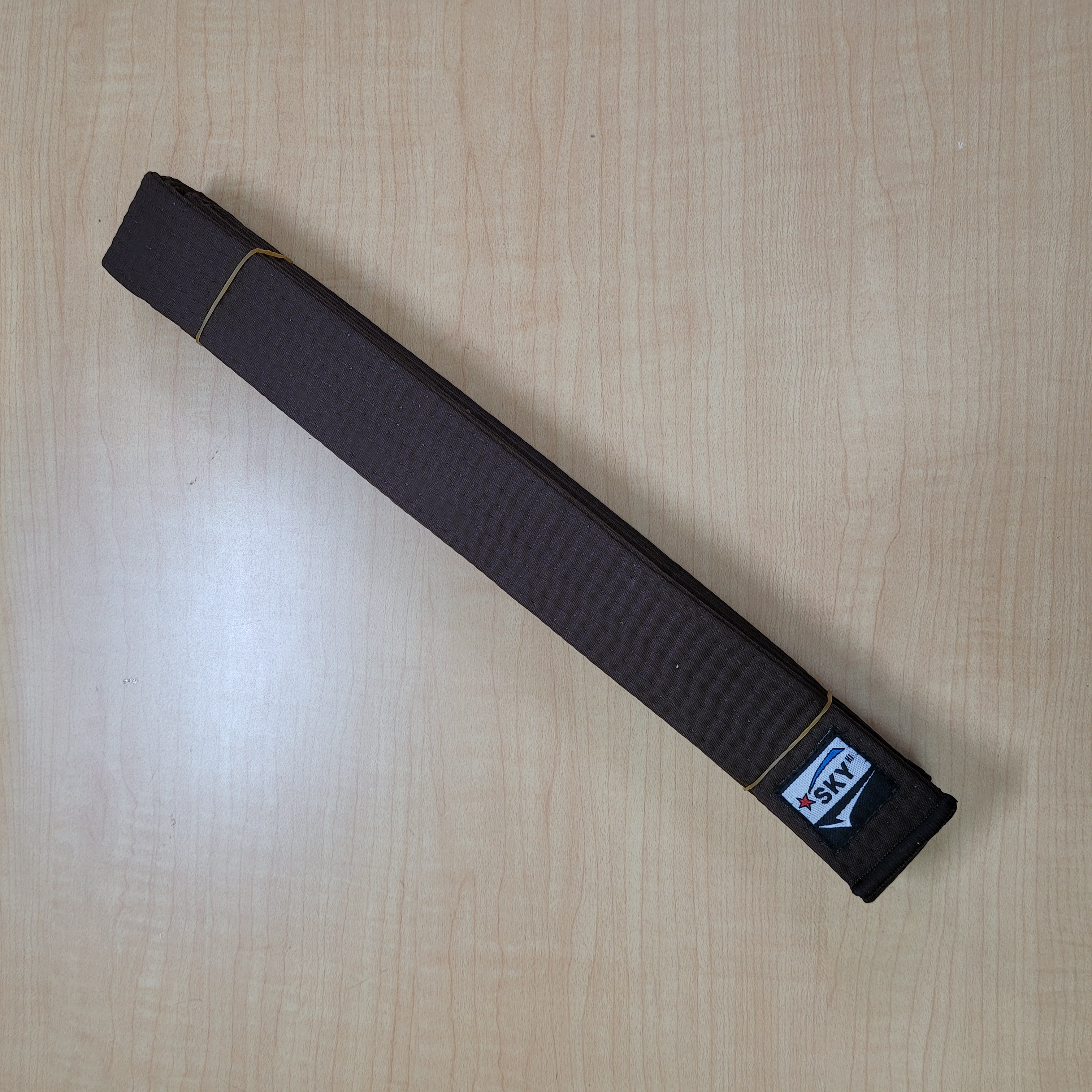 색띠 두번띠 290cm 밤색